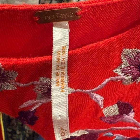 Free People Lita Oversized Floral Embroidered Top - Picture 7 of 7